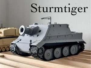 Sturmtiger Assault Gun 1:35 Scale Movable Barrel