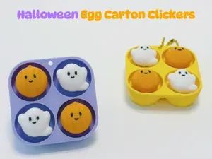 Halloween Egg Carton Clickers