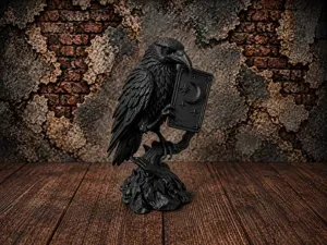 Raven's Fortune - Gothic Raven & Celestial Card