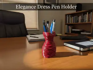 Elegance Dress Pen Holder