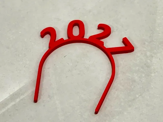 2027 New Year Tiara Headband – New Year’s Eve — Image 2 of 2