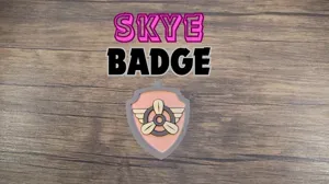 Skye Badge - Paw Patrol