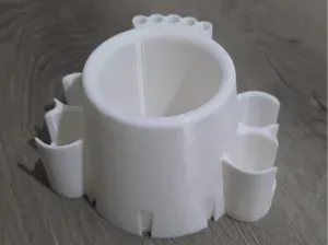 Paint Pot with Holders and slots for Palette