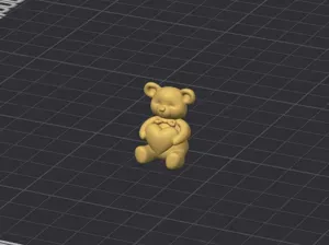 Adorable Teddy Bear with Heart