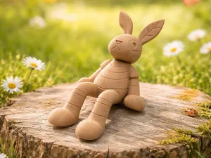 Mondhase Hase Sitzende Fantasiefigur Kantenhocker