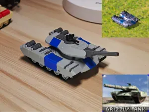 1:72 Red Alert 2 - Grizzly tank / no AMS