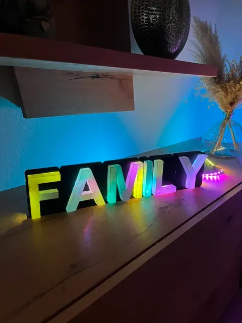 3D Buchstabe „Q“ – modular, LED-fähig & A–Z Serie — Фото 8 из 9