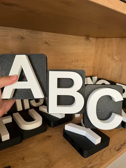 3D Buchstabe „Q“ – modular, LED-fähig & A–Z Serie — Фото 4 из 9