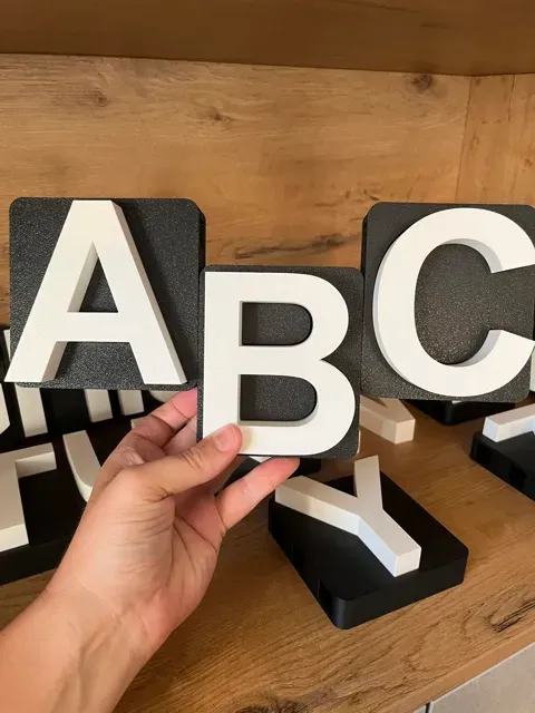 3D Buchstabe „Q“ – modular, LED-fähig & A–Z Serie — Фото 5 из 9