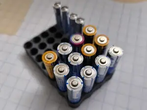 Battery holder (AA + AAA)