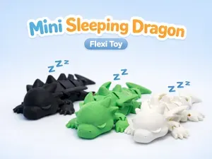 Mini Dragon Endormi – Flexi Toy