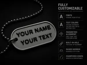 Military Dog Tag