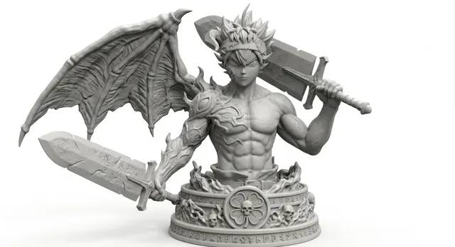 Asta Half-Demon Bust - Black Clover — Фото 4 из 7