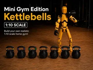 Kettlebells - Mini Gym Edition (1:10 scale)