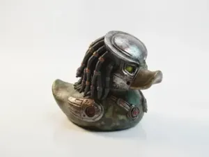 Rubber Duck Predator Figurine 3D Printable