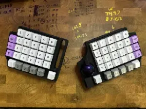 OddBall Split Keyboard W/ Trackball (34mm)