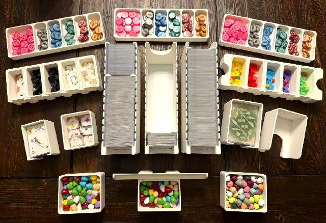 Wingspan Nesting Box Insert / Organizer - All Expansions (Updated Through the Americas Expansion)