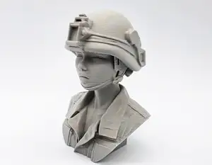 Female Army Soldier Bust