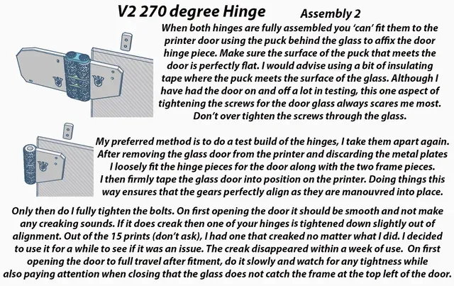 270 Degree Geared Hinges (V2) for K1/K1 Max/K1C. Easy print option. Not print in place. — Фото 7 из 15