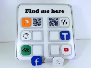 QRCode Display Plate (no mmu required, modular, fusion360)