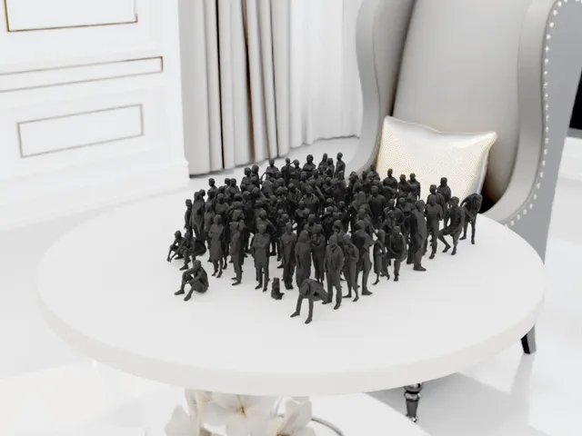 Low Poly Miniature People Pack – Part 4/8 — Фото 8 из 8