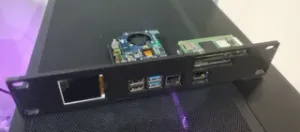 10 Inch Rack Raspberry Pi 4, Raspberry Pi Zero Waveshare PoE, 1.44" LCD Panel