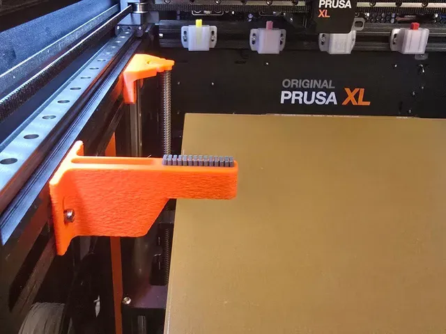 Adjustable PrusaXL Front A1 Wipers with G-code