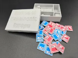 Battles of Napoleonic Europe wargame 2 mm counter bases and box