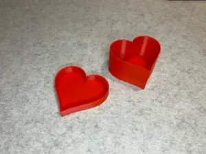 Heart jewelry gift box Valentine's Day