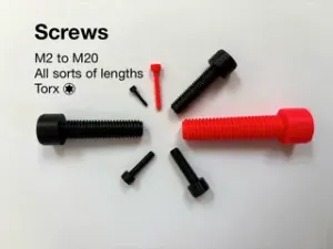 M2 - M20 Torx Screws in all sorts of lengths (incl. STEP)