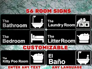 56 Room Signs Like "The Office" Logo