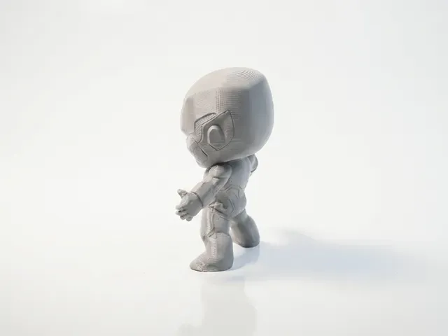 Chibi Iron Man Figurine Marvel Collectible 3D Printable — Image 4 of 5