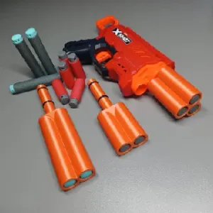 Shotgun Barrel Inserts (2x/3x Short Dart, 2x Elite) ___ for foam dart blasters