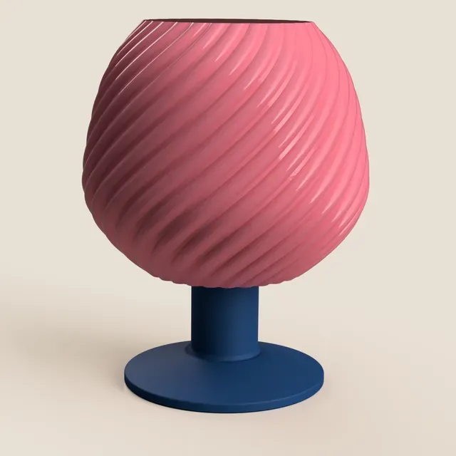 Twisted Ribbed Globe Lamp — Фото 11 из 14