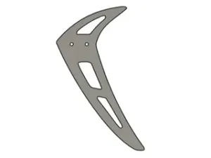 OMP M1 EVO replacement tail fin