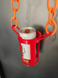 Cup Holder with Print-in-Place Chain Handle