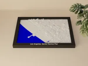 Los Angeles, Santa Monica Pier, United States - 3D Miniature