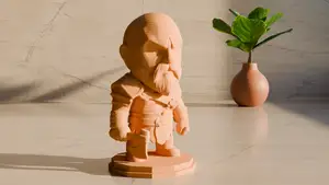 Cute Kratos God of War Figurine