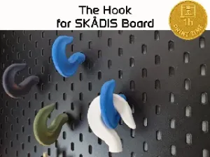The Hook for Skadis Board, Skadi hanger holder
