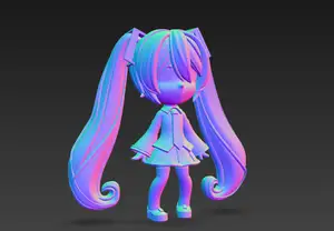 Hatsune Miku 3d Model