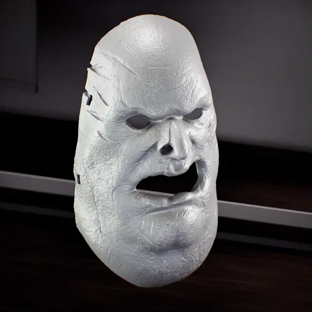Ghost Butcher from phasmophobia Mask + Hand Machete - Axe - Mascara de fantasma carnicero de video juego phasmophobia — Фото 10 из 19