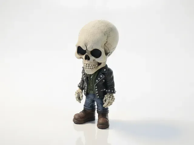 Goth Skeleton Figurine Movies & TV 3D Printable