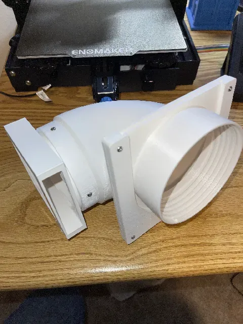 Centauri Carbon Exhaust Filter/Vent with Reinforced Hose Stub — Image 2 of 2