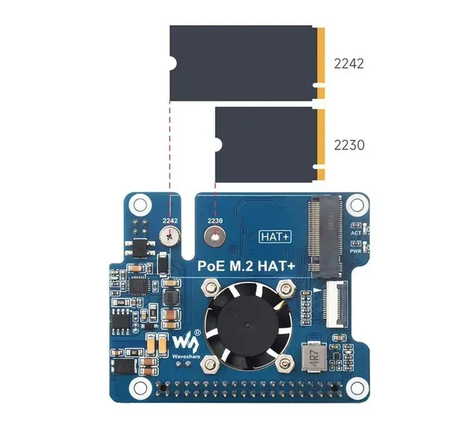 Raspberry Pi 5 with PoE M.2 HAT+ case VESA Standard 100mm — Фото 8 из 8