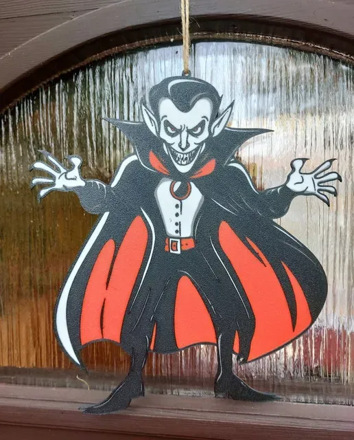 Halloween cartoon Vampire window decoration — Фото 3 из 8