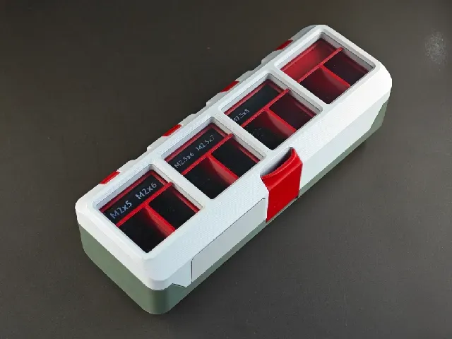 Gridfinity 1x1/1x2 bin 2x divider Add-on for cases — Фото 5 из 5