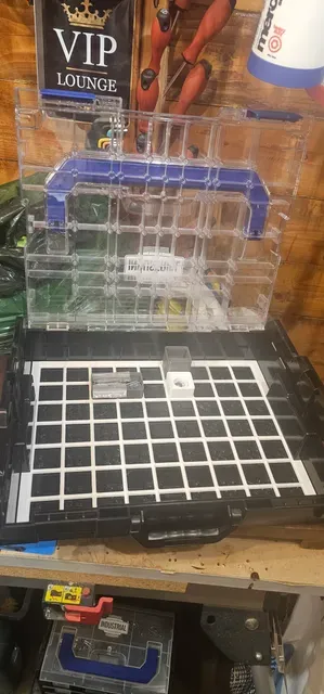 L-BOXX 102 Transparent - Gridfinity Baseplate 9x7 & Custom Bins