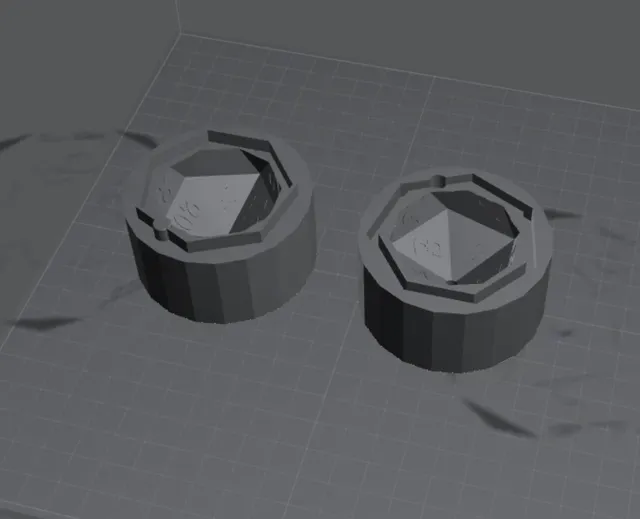 D20 Ice Cube Holder (42mm ice cube, can be resized) — Фото 3 из 7