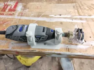 Stand for Dremel 3000 with Mini Saw Attachment