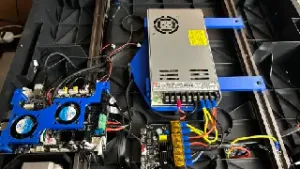 SV08 Meanwell LRS350 Power Supply Mount - No wiring modification edition